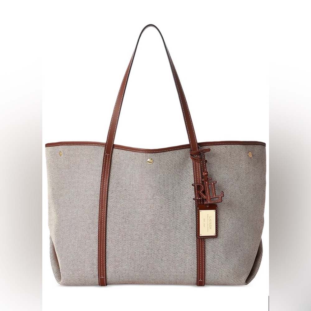 Lauren Ralph Lauren
Canvas & Leather Emerie Extra Large Tote Bag